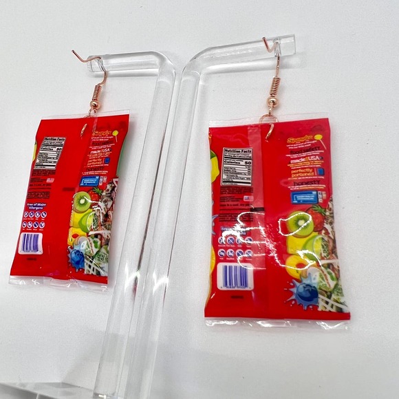Dum Dums Earrings - Lollipop Earrings - Candy Mini Brands Earrings - Picture 3 of 5